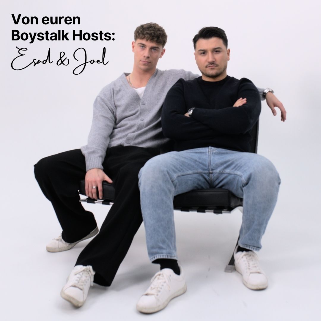 Esad und Joel, die beiden Hosts von Boystalk